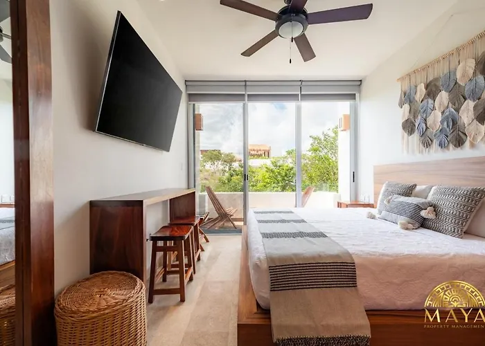 Nhoa 303b Lux 1br Pool View In Aldea Zama * Tulum