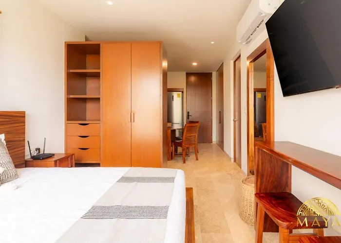 Nhoa 303b Lux 1br Pool View In Aldea Zama Apartment *