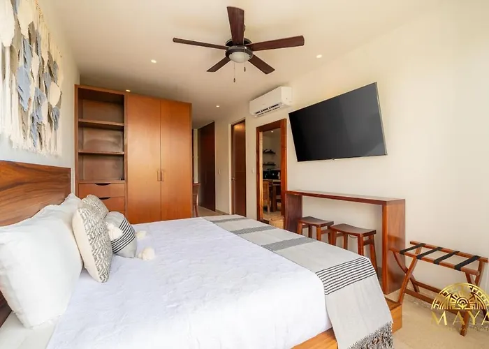 Apartment Nhoa 303b Lux 1br Pool View In Aldea Zama *