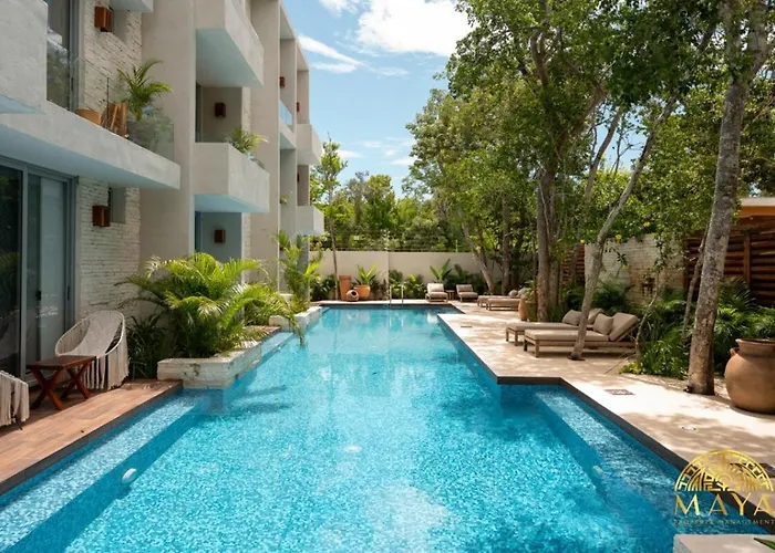 Nhoa 303b Lux 1br Pool View In Aldea Zama * Tulum